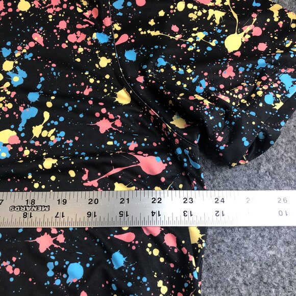 Chubbies Shirt Mens XL Black Paint Splatter Performance Golf Polo Pickleball - Picture 6 of 8